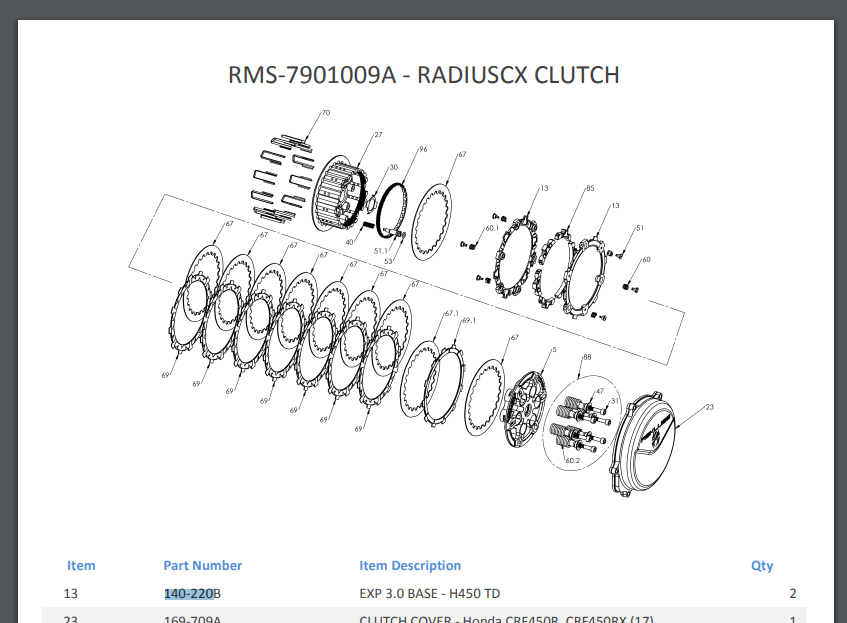 Kupplungssatz Rekluse RadiusX MX - Jetzt 6% Ersparnis