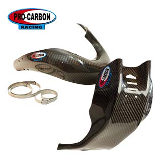 Pro Carbon bash plate, exhaust guard