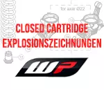 Explosionszeichnung WP Closed Cartridge Gabel