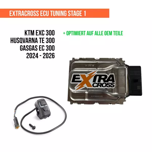 Extracross Stage 1 ECU Tuning TBI KTM EXC 250/300, Husqvarna TE 250/300, GasGas EC 250/300 2024-2026