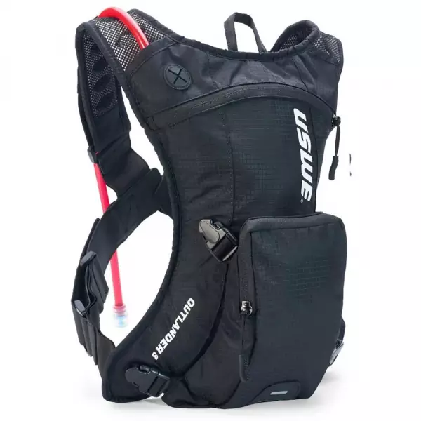 USWE Outlander 3L Trinkrucksack for Motocross, Enduro und MTB Carbon Black