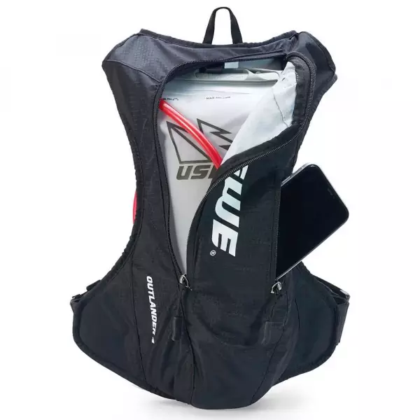 USWE Outlander 4L Trinkrucksack für Motocross, Enduro und MTB Carbon Black