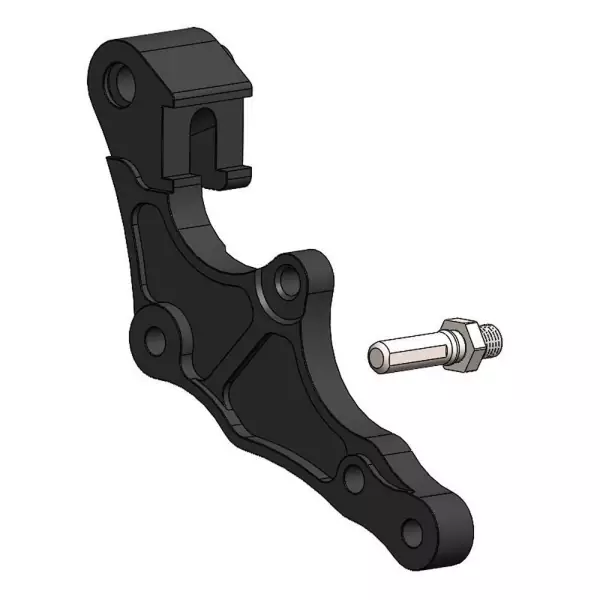 Supermoto Adapter 320 mm Ø für HQV/GASGAS Braktec Bremssattel