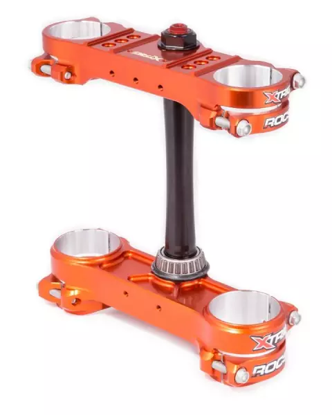 Xtrig Rocs Gabelbrücke orange KTM SX/SXF/EXC/EXC-F, Husqvarna TC/TE/FC/FE 14-23, GasGas Offset 20-22