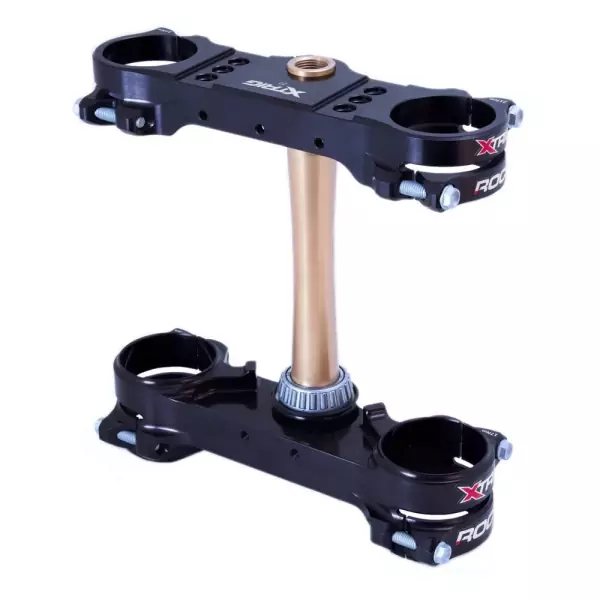 Xtrig ROCS tech Triple Clamp Triumph TF250/450 24-26 / offset 22mm - schwarz