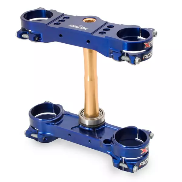 Xtrig ROCS tech Triple Clamp Sherco KYB 2025-2026 offset 22 - Blau