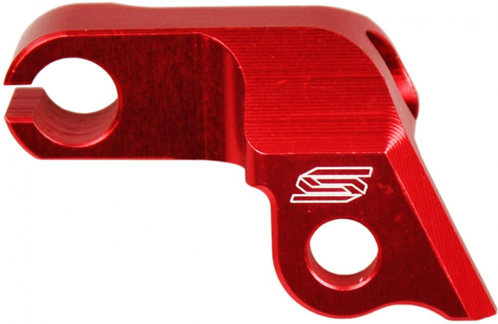 Scar CNC Halterung Kupplungsseil - Honda CRF250R 10-13 - Farbe rot 