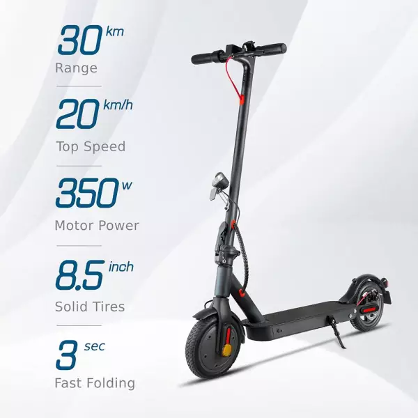 E Scooter mit Straßenzulassung, ABE, StVZO, 350 Watt, 30km