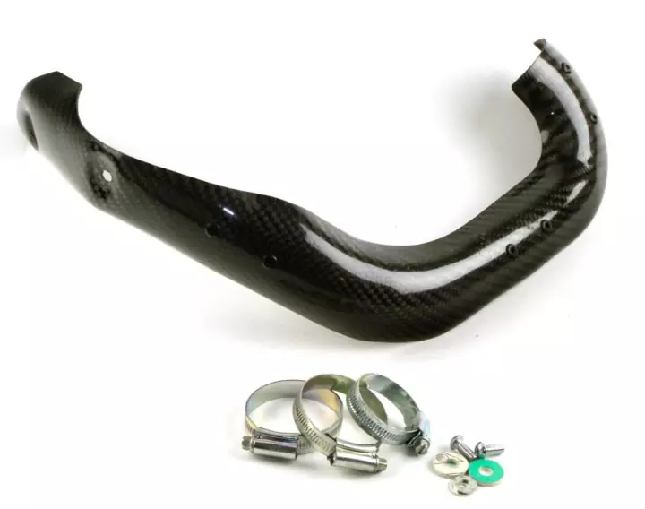 ...alt... Carbon Exhaust Guard Honda CRF 450 09-12