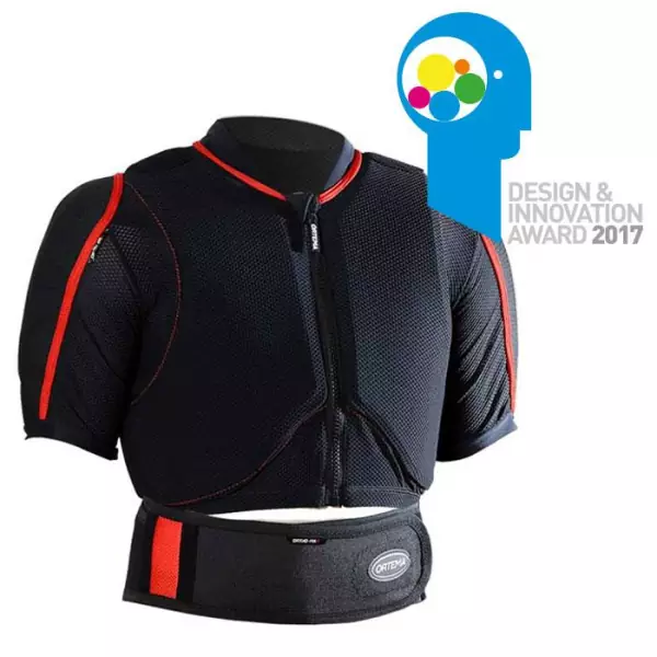 Ortema ORTHO-MAX Enduro Protektorenjacke, XL 185-190 cm Körpergröße Länge Rückenprotektor 60cm