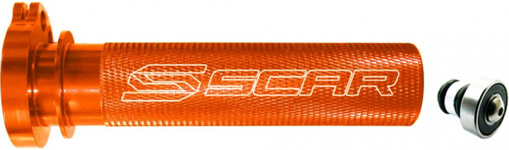 Scar Alugasgriff inkl. Lager KTM/Husqvarna 4 Stroke 00-16 Farbe orange