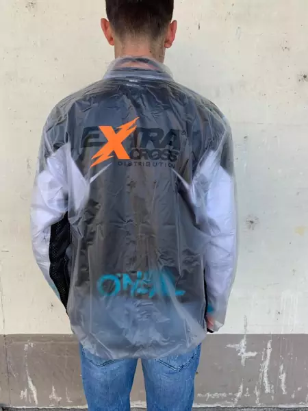 Extracross Regenjacke mit Mash black Seite - Größe L