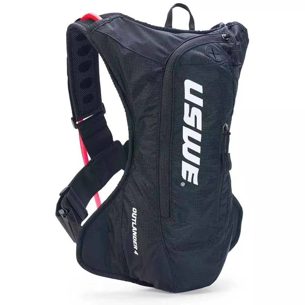 USWE Outlander 4L Trinkrucksack für Motocross, Enduro und MTB Carbon Black