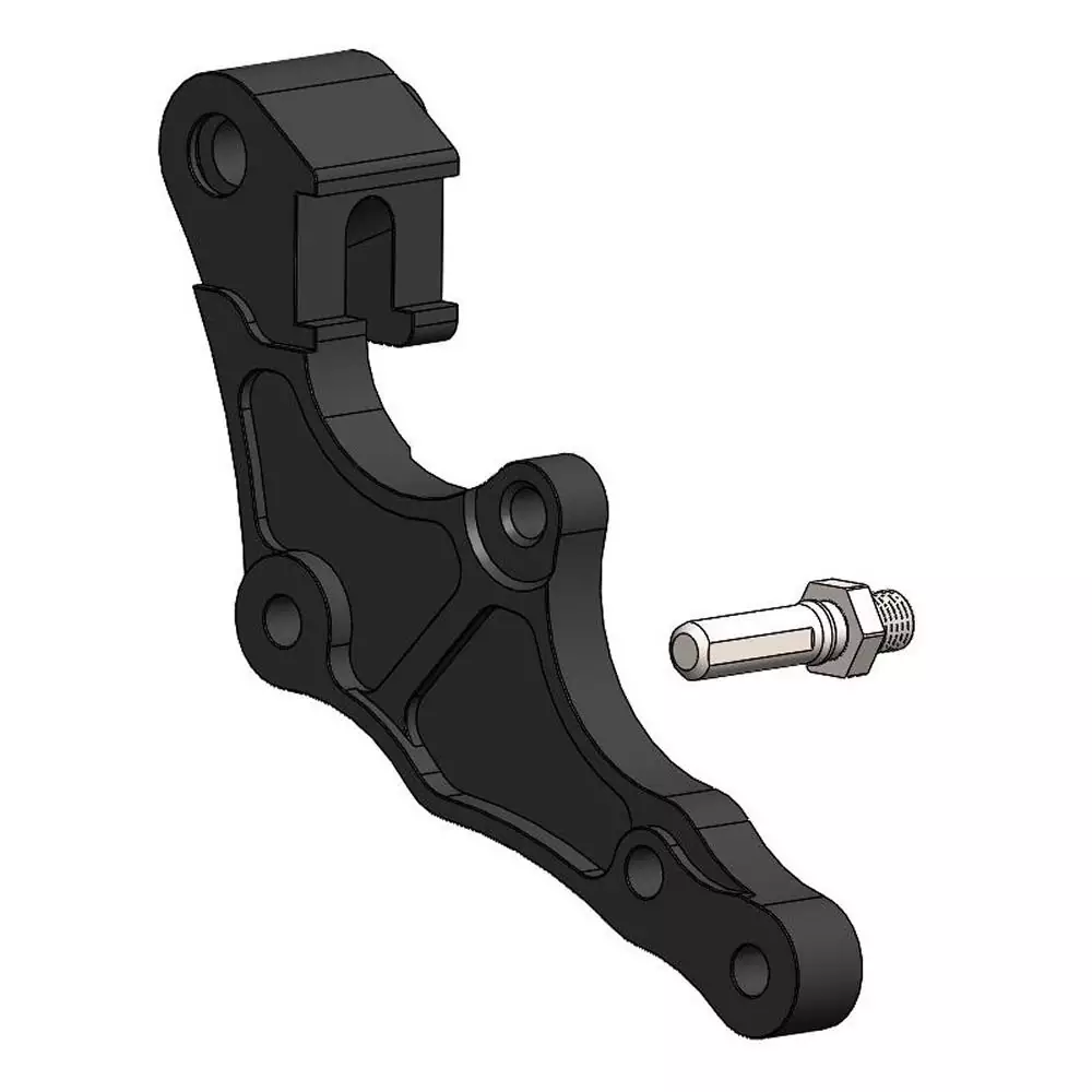 Supermoto Adapter 320 mm Ø für HQV/GASGAS Braktec Bremssattel