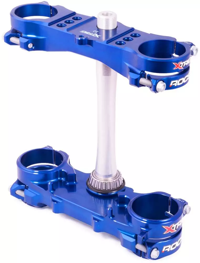Xtrig ROCS tech Triple Clamp Yamaha YZF 250 12-23/ 450 10-15+18-23 - Blau
