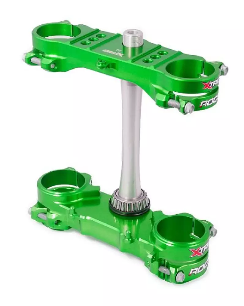 Xtrig ROCS tech Gabelbrücke Kawasaki KXF 250 21-24 / 450 19-24 - grün