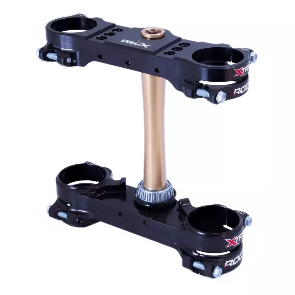 Xtrig ROCS tech Triple Clamp Triumph TF250/450 24-26 / offset 22mm - schwarz
