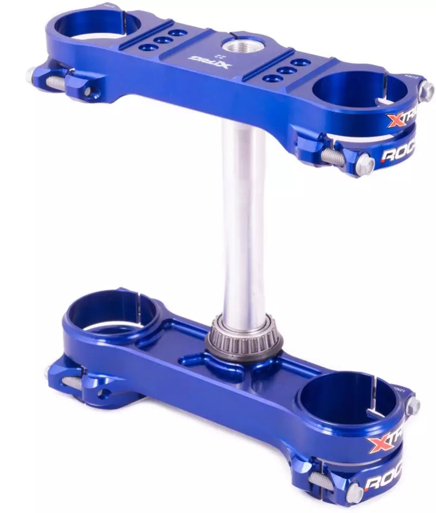 Xtrig ROCS tech Triple Clamp Sherco KYB 19-23 offset 22 - Blau Xtrig ROCS tech Triple Clamp Sherco KYB 19-23 offset 22 - Blau