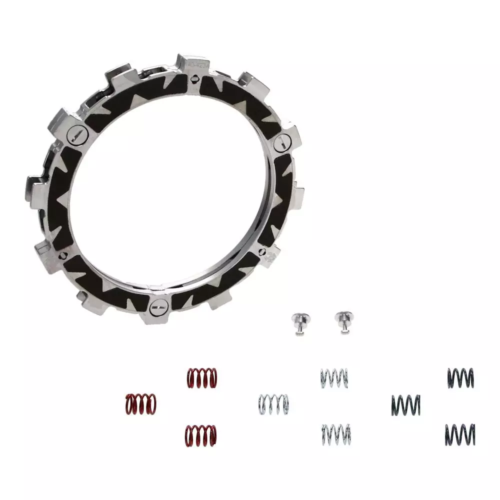 Rekluse Upgrade-Kit 4.0 EXP DISK - H250 Base, 72 Wedge, silberne/rede/bluee springs Rekluse Upgrade-Kit 4.0 EXP DISK - H250 Base, 72 Wedge, silberne/rede/bluee springs