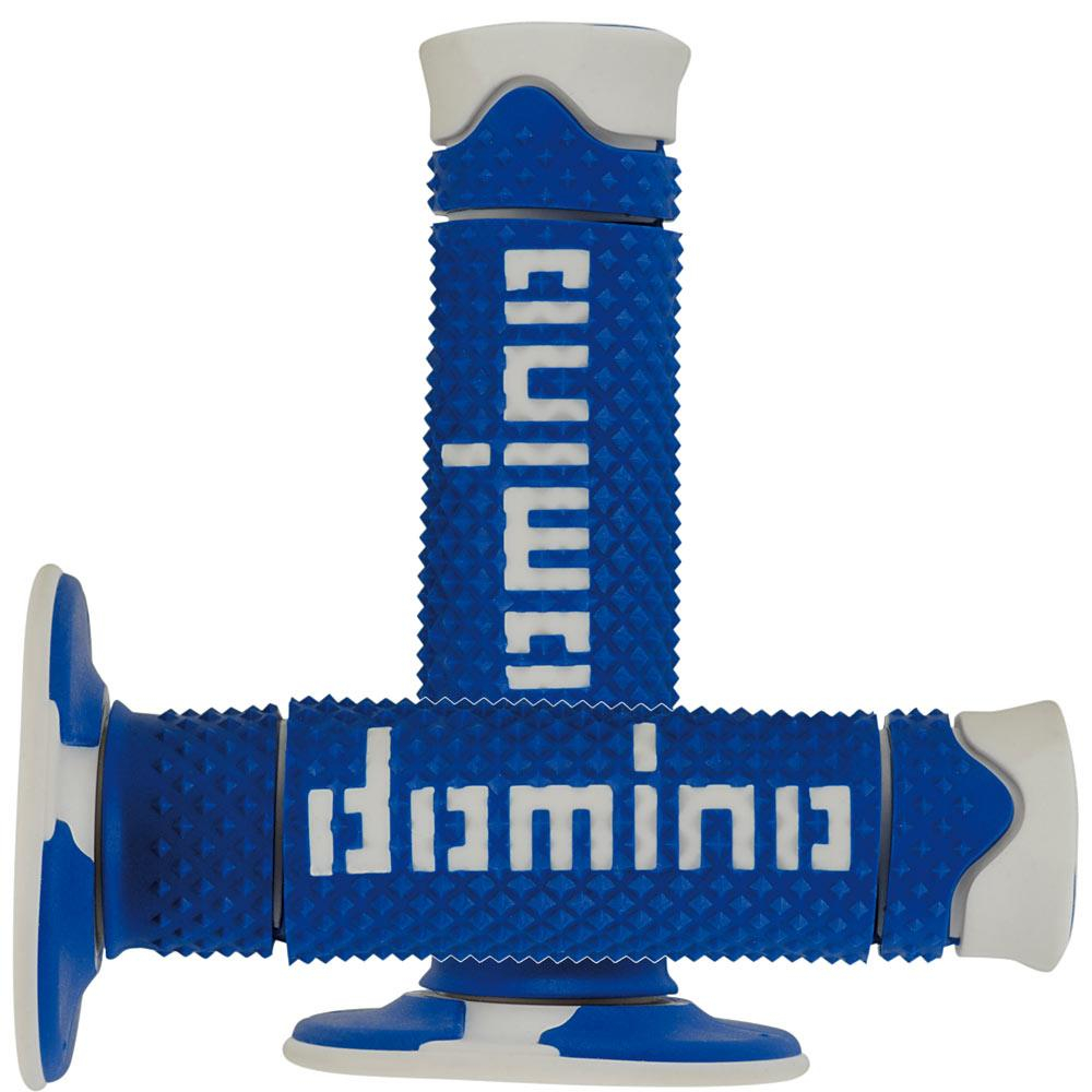 Domino Griffgummi Motocross / Enduro Lenker SOFT blau / weiß
