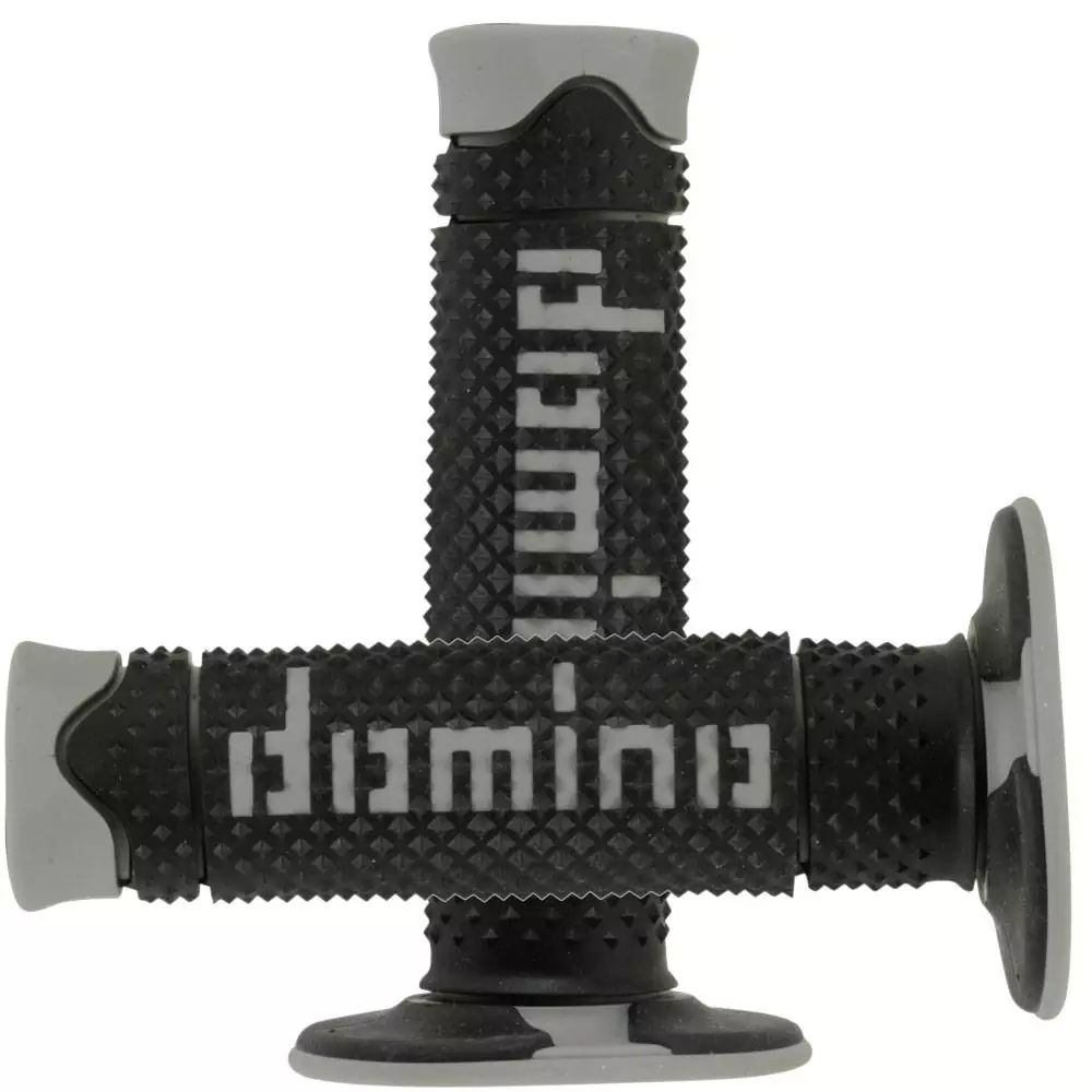 Domino Griffgummi Motocross / Enduro Lenker SOFT schwarz / grau