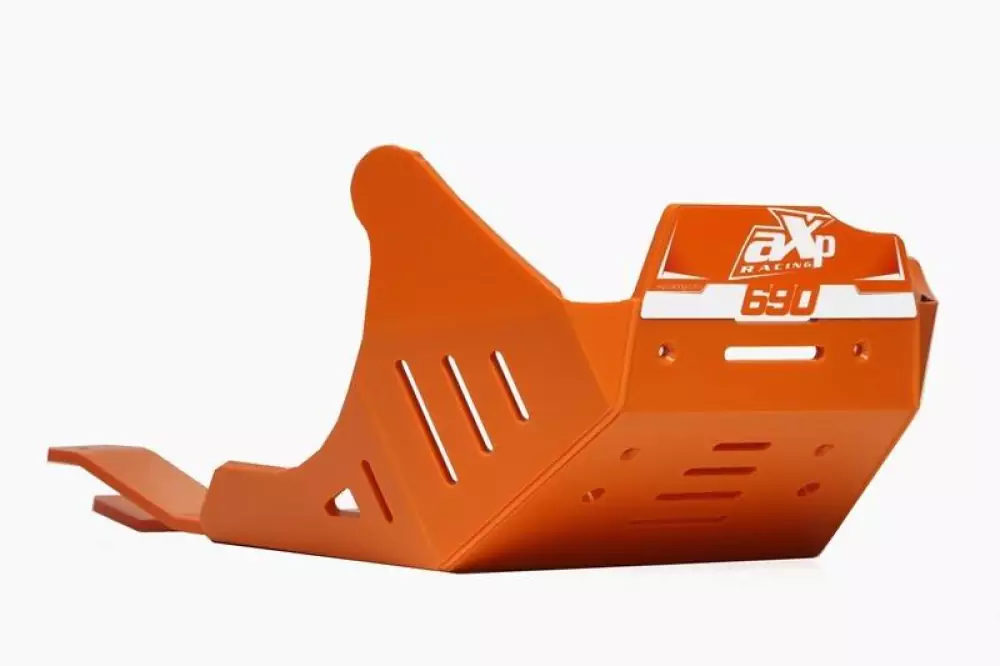 AXP Motorschutz Adventure Skid Plate HDPE 8mm KTM 690 Enduro R/ 690 SMC R 09-26 - orange AXP Motorschutz Adventure Skid Plate HDPE 8mm KTM 690 Enduro R/ 690 SMC R 09-26 - orange