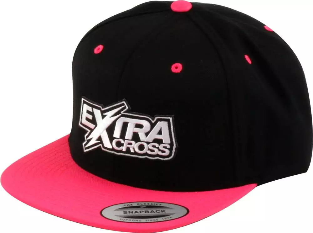 Extracross Snapback Cap Black-Pink