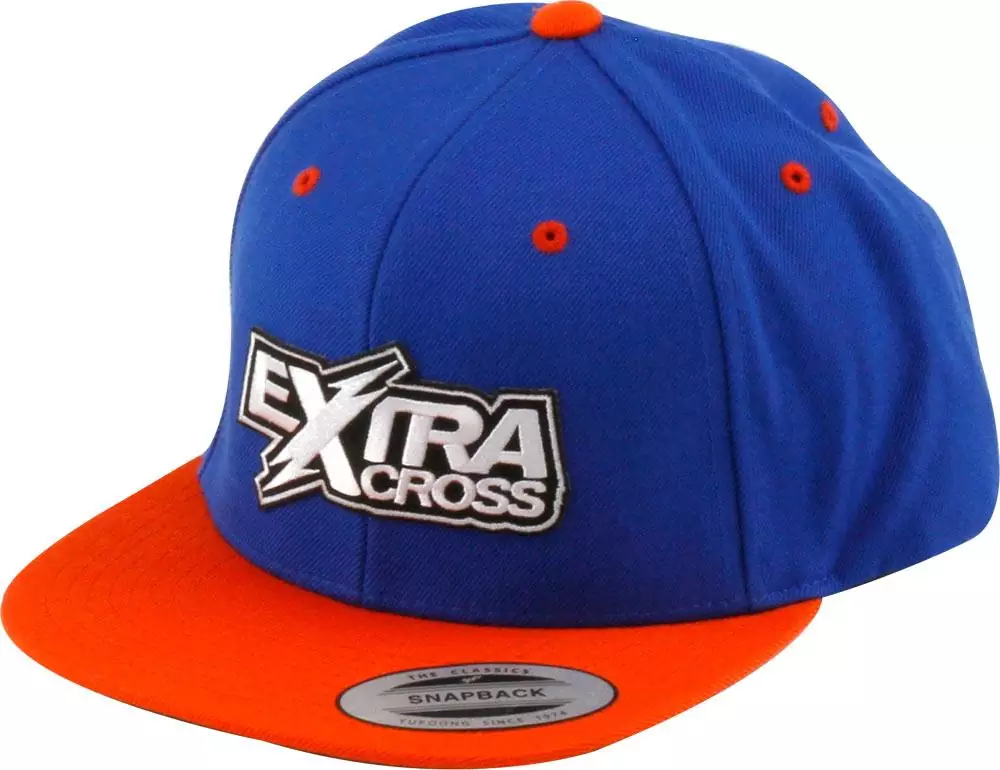 Extracross Snapback Cap Blau-Orange