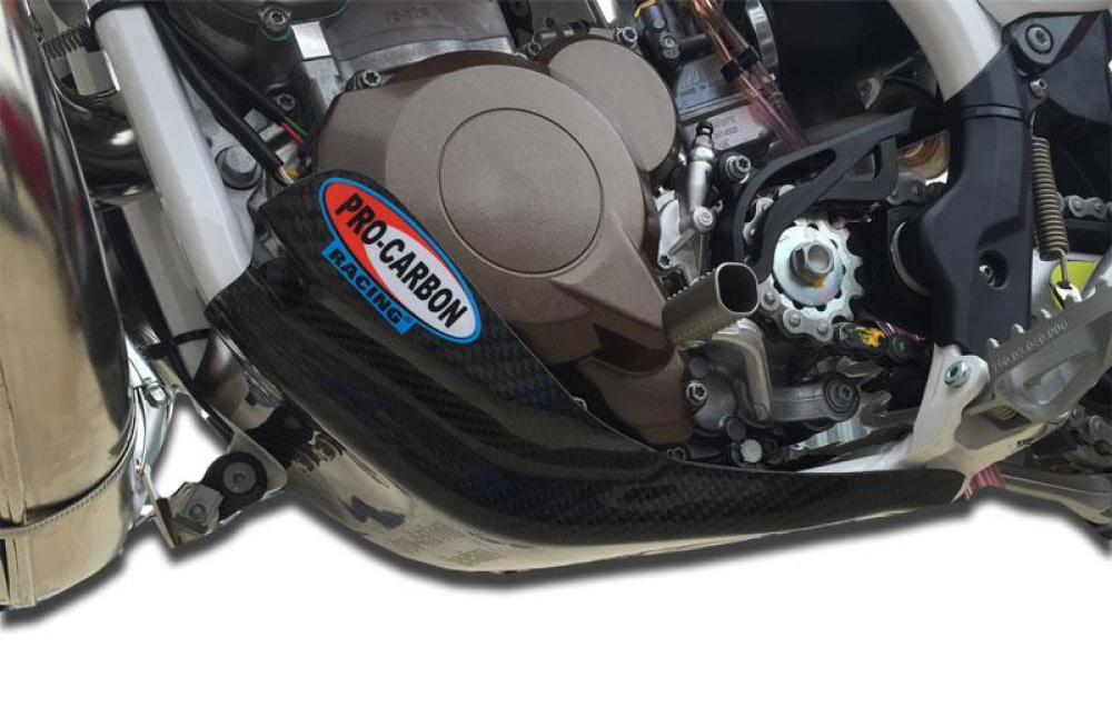 Carbon Bash plate KTM 250/300 EXC 17-22 