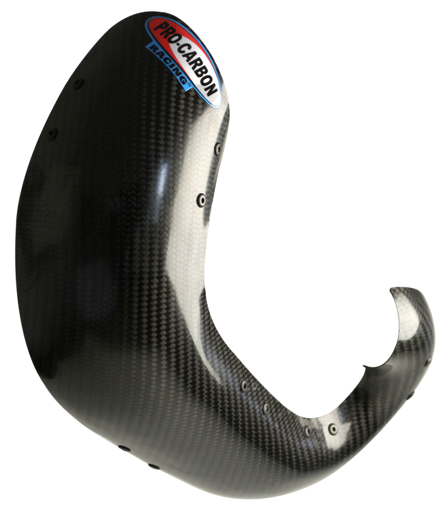 Motocross Shop Extracross Pro Carbon Exhaust Gaurd for KTM EXC 200