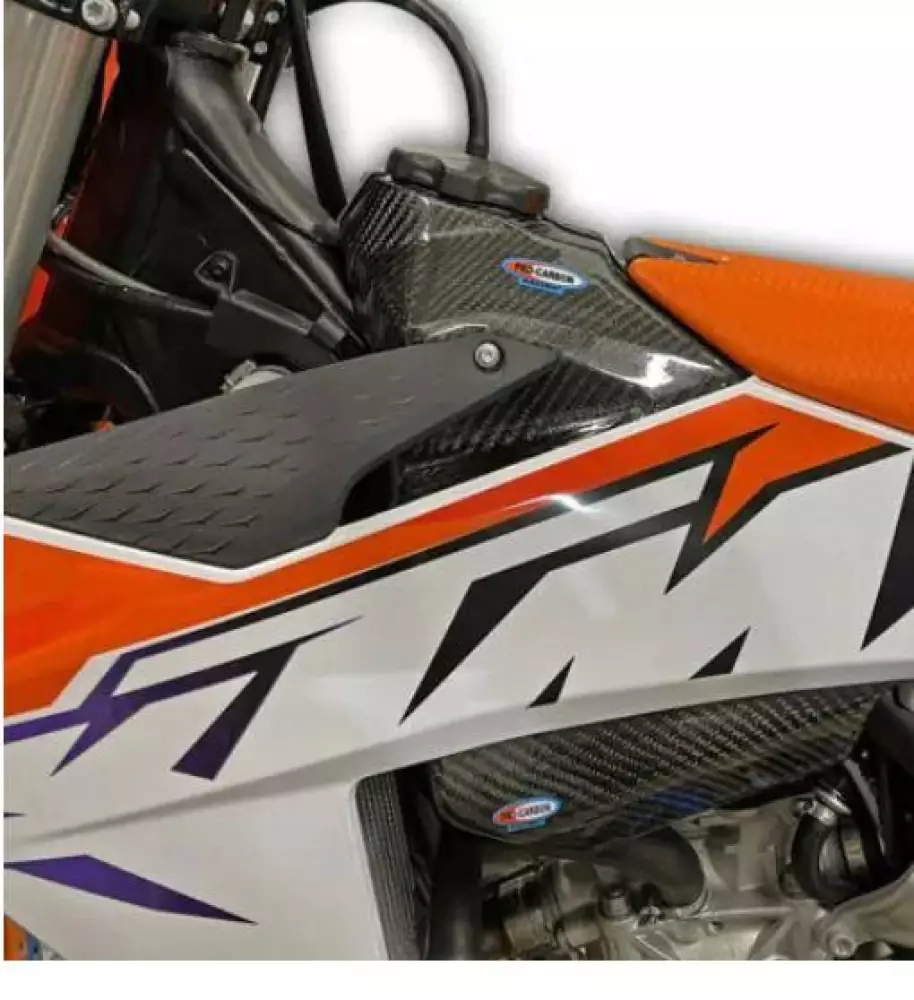 Carbon Tank Cover Full Set - KTM 250/350/450 SX-F/ SX/ SMR 23-25