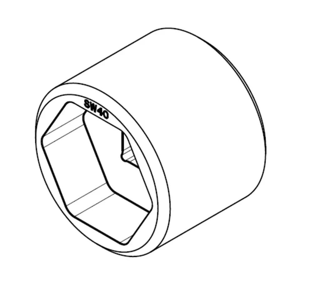 WP OEM - Stecknuss SW40/39