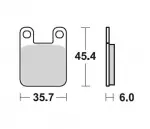 Trial/Enduro Nitro brake pads Vorne/Hinten  Beta / Gas-Gas / Montesa / Ossa / Scorpa / Sherco / TRS