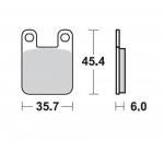 Trial/Enduro Sinter brake pads Vorne/Hinten  Beta / Gas-Gas / Montesa / Ossa / Scorpa / Sherco /TRS