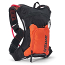 USWE Raw 3L Dirt Biking Trinkrucksack für Motocross, Enduro und MTB Black/Factory Orange