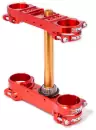 Xtrig ROCS tech Triple Clamp Gas-Gas 18-20 / Rieju 21-24 offset 22,5 red