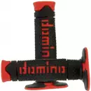 Domino Handle Bar Grip soft black / red