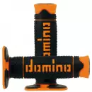 Domino Handle Bar Grip soft black / orange