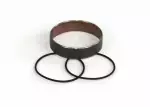 Piston ring band with minimum friction