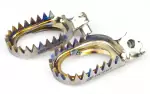 Scar Schlamm Titanium MX / Enduro foot pegs - Yamaha 1999-2024, Fantic 2021-2023/24