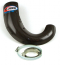 Carbon Exhaust Guard Yamaha YZ 125 06-22